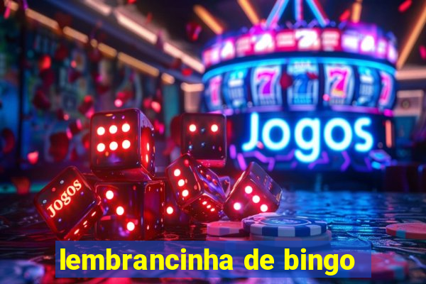 lembrancinha de bingo